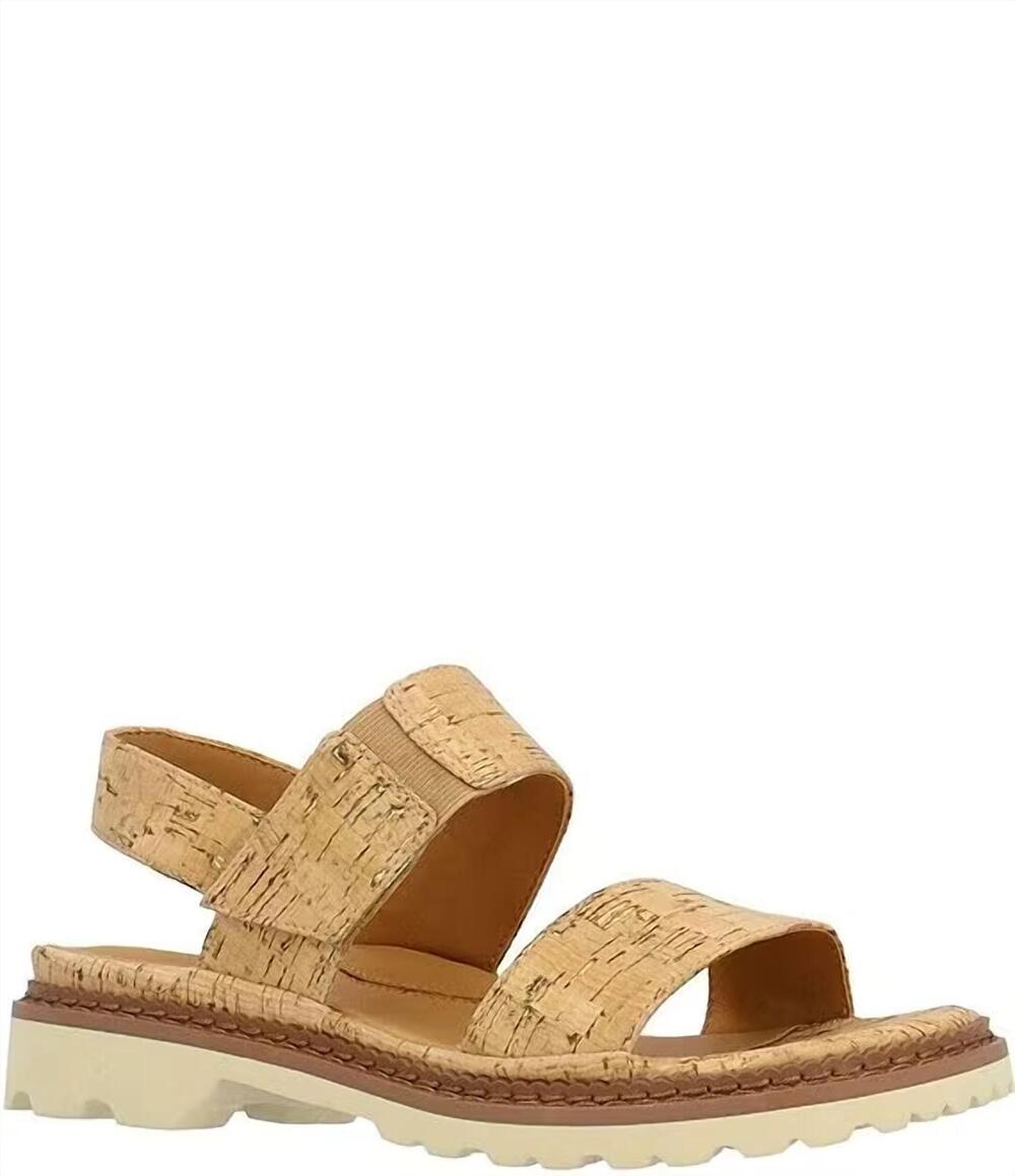 NEW L'AMOUR DES PIEDS women's delphina sandals in cork